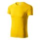 Piccolio P73 Paint unisex póló sárga színben