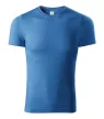Piccolio P73 Paint unisex póló azúrkék színben
