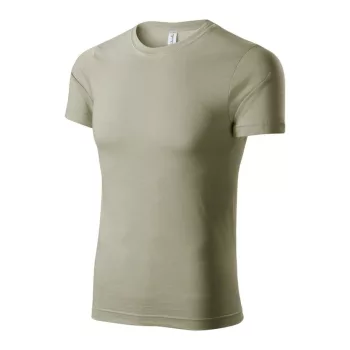 Piccolio P73 Paint unisex póló világos khaki színben