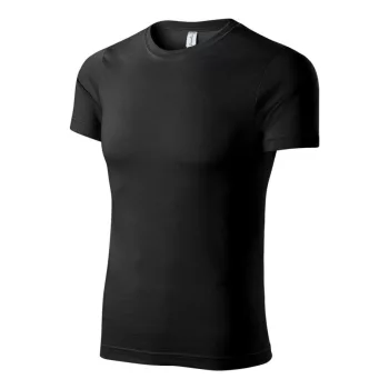 Piccolio P74 Peak unisex póló fekete színben