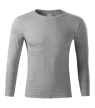 Piccolio P75 Progress LS unisex póló sötétszürke melírozott színben