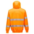 Portwest B305 HI-VIS munkavédelmi kapucnis pulóver narancs színben