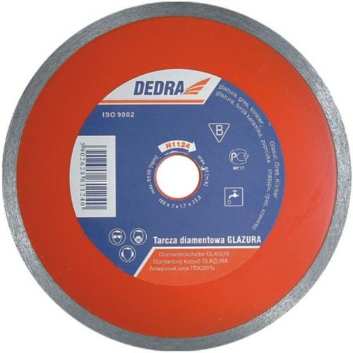 Dedra H1125A folyamatos vágóélű gyémánttárcsa 230x22,2 mm