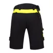 Portwest DX444 Holster munkavédelmi rövidnadrág fekete-sárga színben
