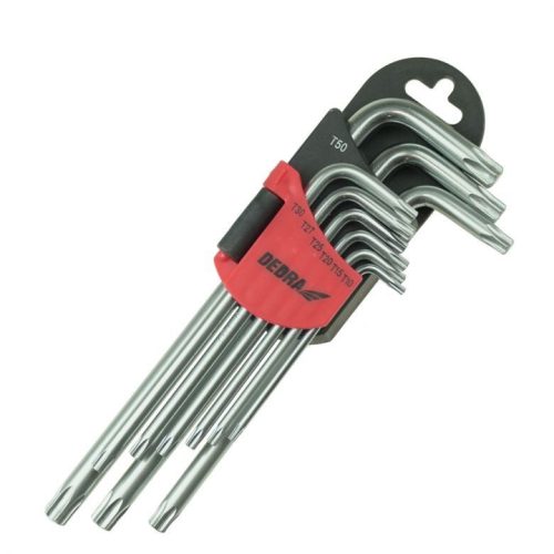 Dedra 06F221 9 részes hosszú szárú torx imbuszkészlet