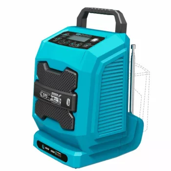   Dedra DED7005 akkumulátoros Bluetooth-os rádió 18V SAS+ALL
