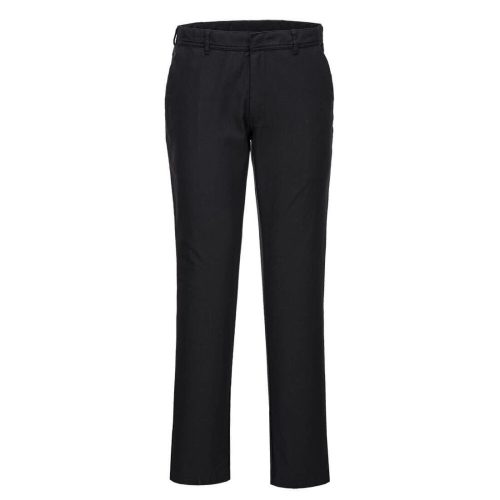 Portwest S235 Chino Slim női munkavédelmi nadrág fekete színben