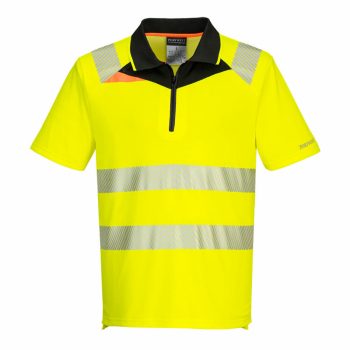   Portwest DX412 HI-VIS fényvisszaverős munkavédelmi póló sárga-fekete színben