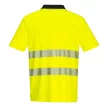 Portwest DX412 HI-VIS fényvisszaverős munkavédelmi póló sárga-fekete színben