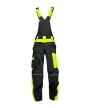 Ardon Neon munkavédelmi kantáros nadrág fekete/sárga színben