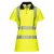 Portwest LW72 fluo női munkavédelmi póló sárga/fekete színben