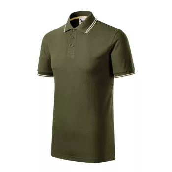 Malfini Focus 232 férfi galléros póló military színben