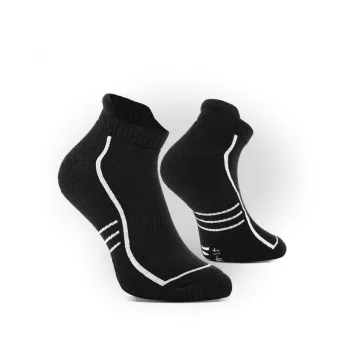 VM Footwear Coolmax rövidszárú fekete zokni (8008)