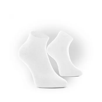   VM Footwear Bamboo medical rövidszárú fehér színű antibakteriális zokni (8011)