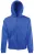 Fruit of the loom cipzáras kapucnis pulóver királykék színben