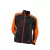 Urgent GL-8364 munkavédelmi softshell kabát fekete/UV narancs színben