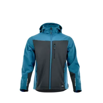   Sara Comfort Plus softshell dzseki fekete/petrolkék színben