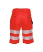 Dassy Idaho munkavédelmi bermuda fluo piros színben