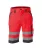 Dassy Lucca munkavédelmi bermuda fluo piros/szürke színben