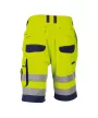 Dassy Lucca munkavédelmi bermuda fluo sárga/navy színben