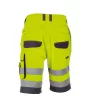 Dassy Lucca munkavédelmi bermuda fluo sárga/szürke színben