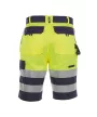 Dassy Venna munkavédelmi bermuda navy/sárga színben