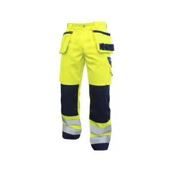 Dassy Glasgow munkavédelmi nadrág sárga/navy színben