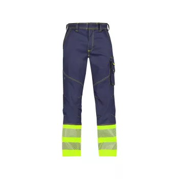   Dassy Princeton munkavédelmi jól láthatósági derekas nadrág navy/sárga színben