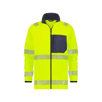   Dassy Camden munkavédelmi jól láthatósági dzseki sárga/navy színben