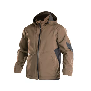 Dassy Gravity softshell dzseki barna/antracit szürke színben