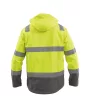 Dassy Malaga munkavédelmi jól láthatósági softshell dzseki sárga/szürke színben
