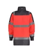 Dassy Atlantis munkavédelmi jól láthatósági kabát piros/szürke színben