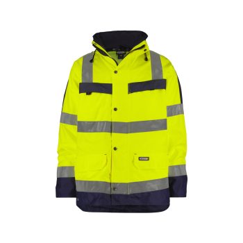   Dassy Atlantis munkavédelmi jól láthatósági kabát sárga/navy színben