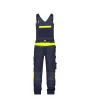 Dassy Ulsan munkavédelmi kantáros nadrág éjkék/sárga színben
