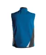 Dassy Fusion munkavédelmi softshell mellény azúrkék/antracitszürke színben