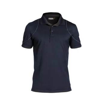   Dassy Orbital galléros férfi póló éjkék/antracitszürke színben