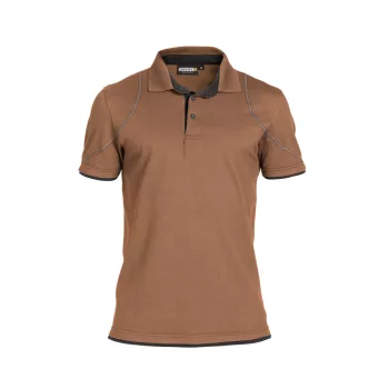   Dassy Orbital galléros férfi póló barna/antracitszürke színben