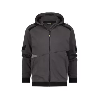   Dassy Lunax cipzáros kapucnis pulóver antracitszürke/fekete színben