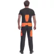 Cerva Max Vivo munkavédelmi kantáros nadrág fekete/narancs színben