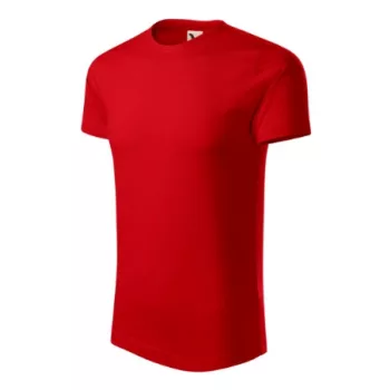 Malfini 171 Origin férfi póló piros színben (GOTS)