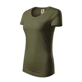 Malfini 172 Origin női póló military színben (GOTS)