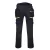Portwest DX452 DX4 levehető lengőzsebes női nadrág fekete színben