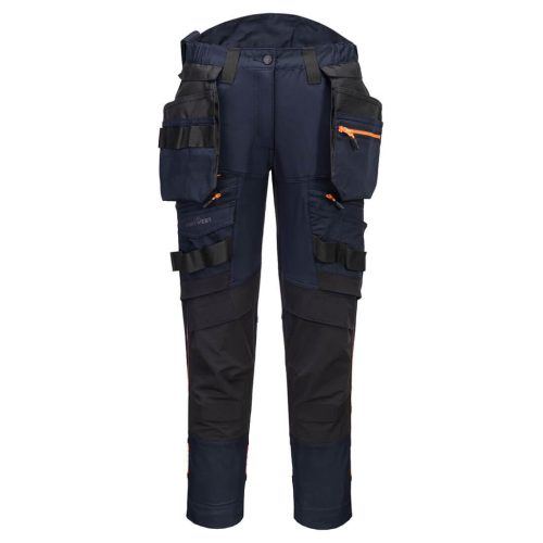 Portwest DX452 DX4 levehető lengőzsebes női nadrág sötétkék színben
