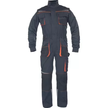   Cerva Emerton STR munkavédelmi overál szürke/narancssárga színben