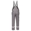Portwest FR418 multifunkcionális lángálló és saválló kantáros nadrág szürke színben