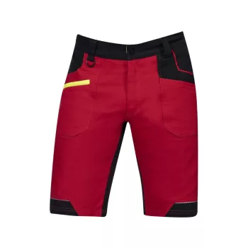 Ardon 4Xstretch munkavédelmi rövidnadrág piros színben