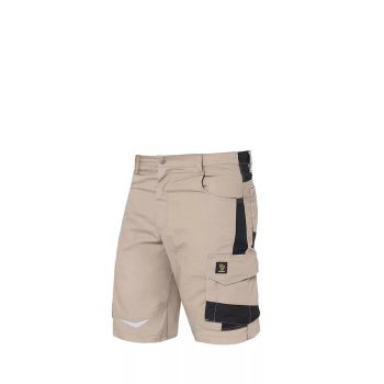 Procera Helicon munkavédelmi rövidnadrág bézs színben