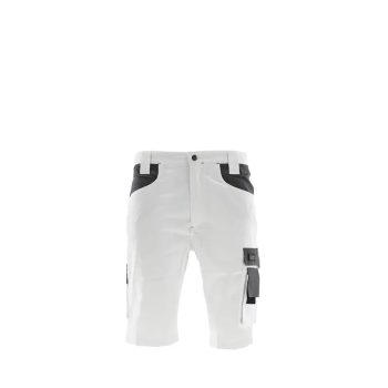   Sara Actiflex munkavédelmi rövidnadrág fehér/szürke színben