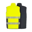 T2S Nepal kifordítható jól láthatósági munkavédelmi mellény sárga színben