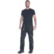 Cerva Emerton STR munkavédelmi téli derekas nadrág fekete színben